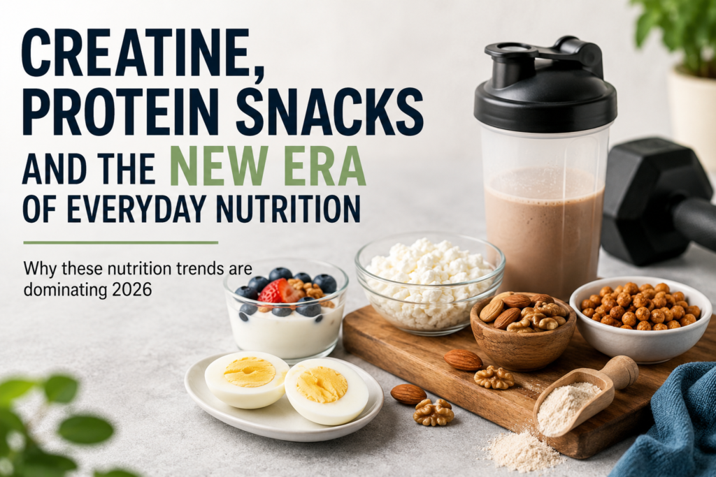 Creatine Protein Snacks and the New Era of Everyday Nutrition