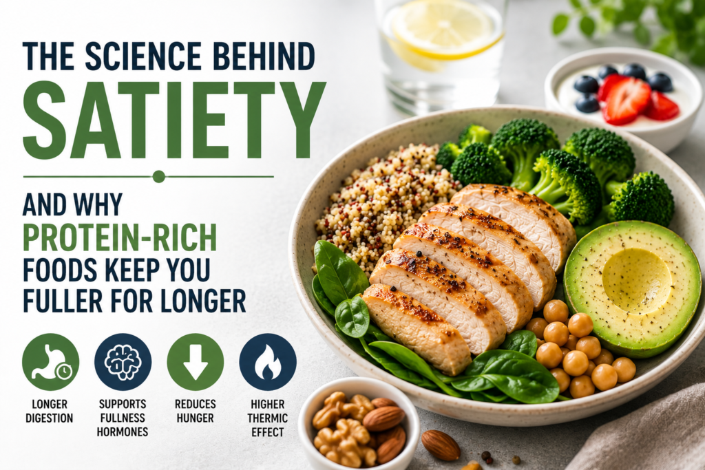 The Science Behind Satiety and Why Protein-Rich Foods Keep You Fuller for Longer The Science Behind Satiety and Why Protein-Rich Foods Keep You Fuller for Longer